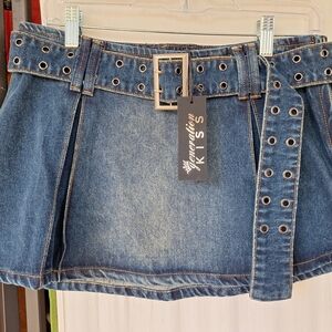 Dolls Kill Generation Kiss Denim Mini Skirt